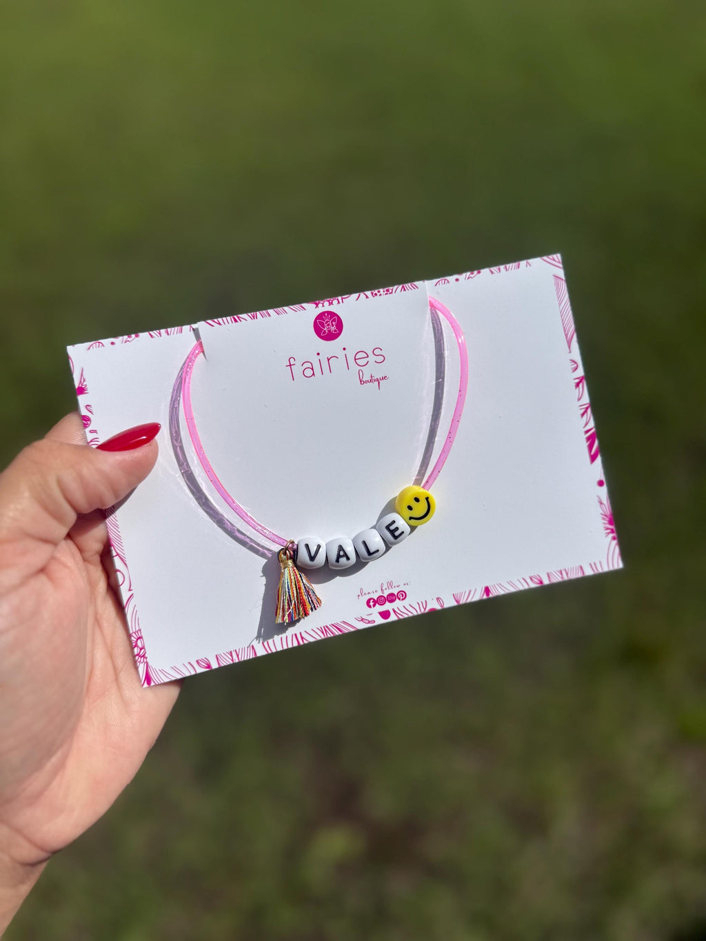 Jelly glitter necklace- Custom
