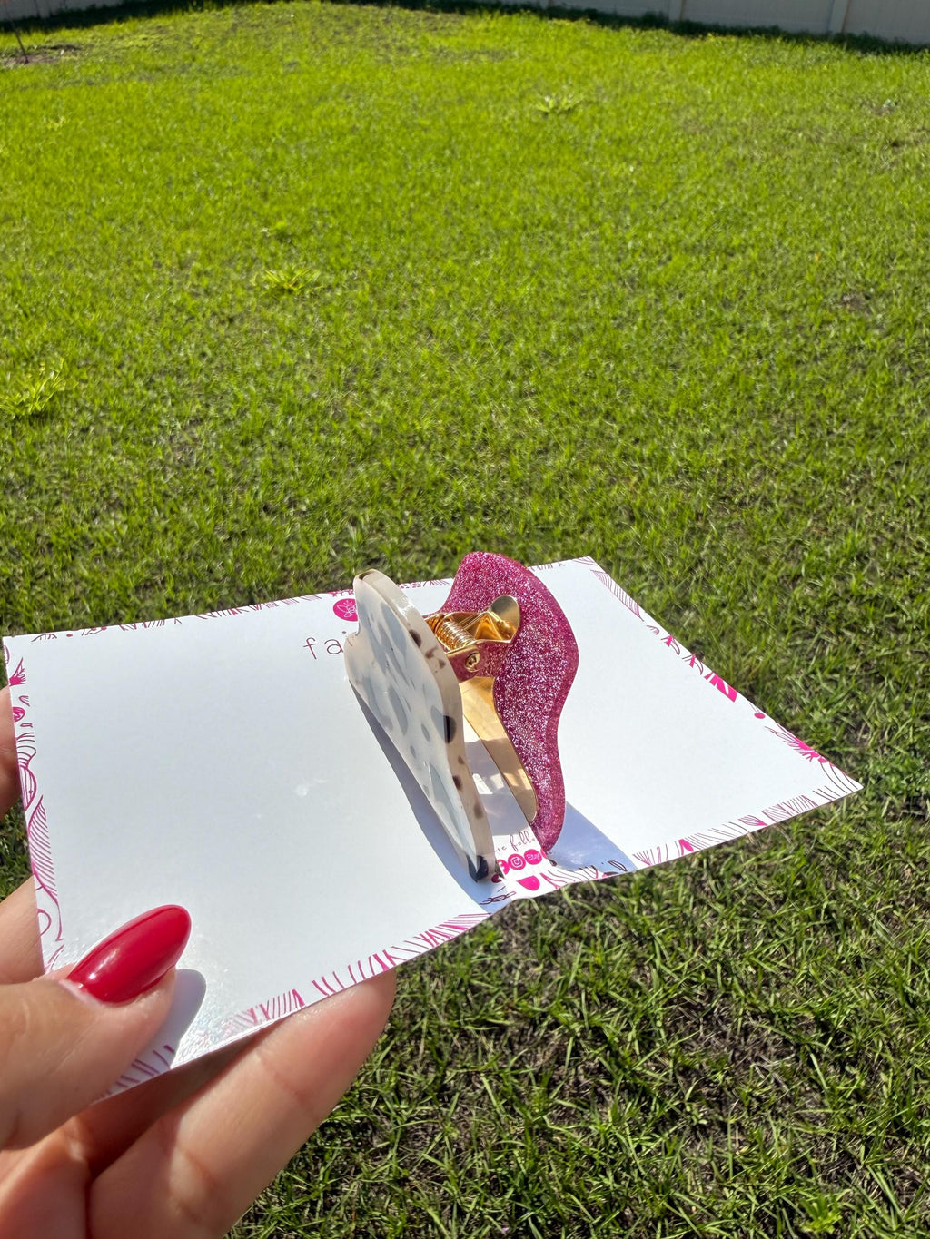 Dual-sided hair claw clips