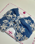 The Denim Hair bow