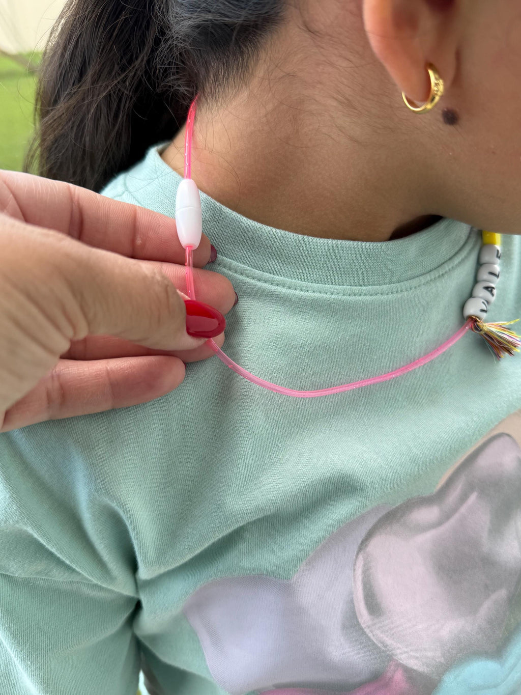 Jelly glitter necklace- Custom