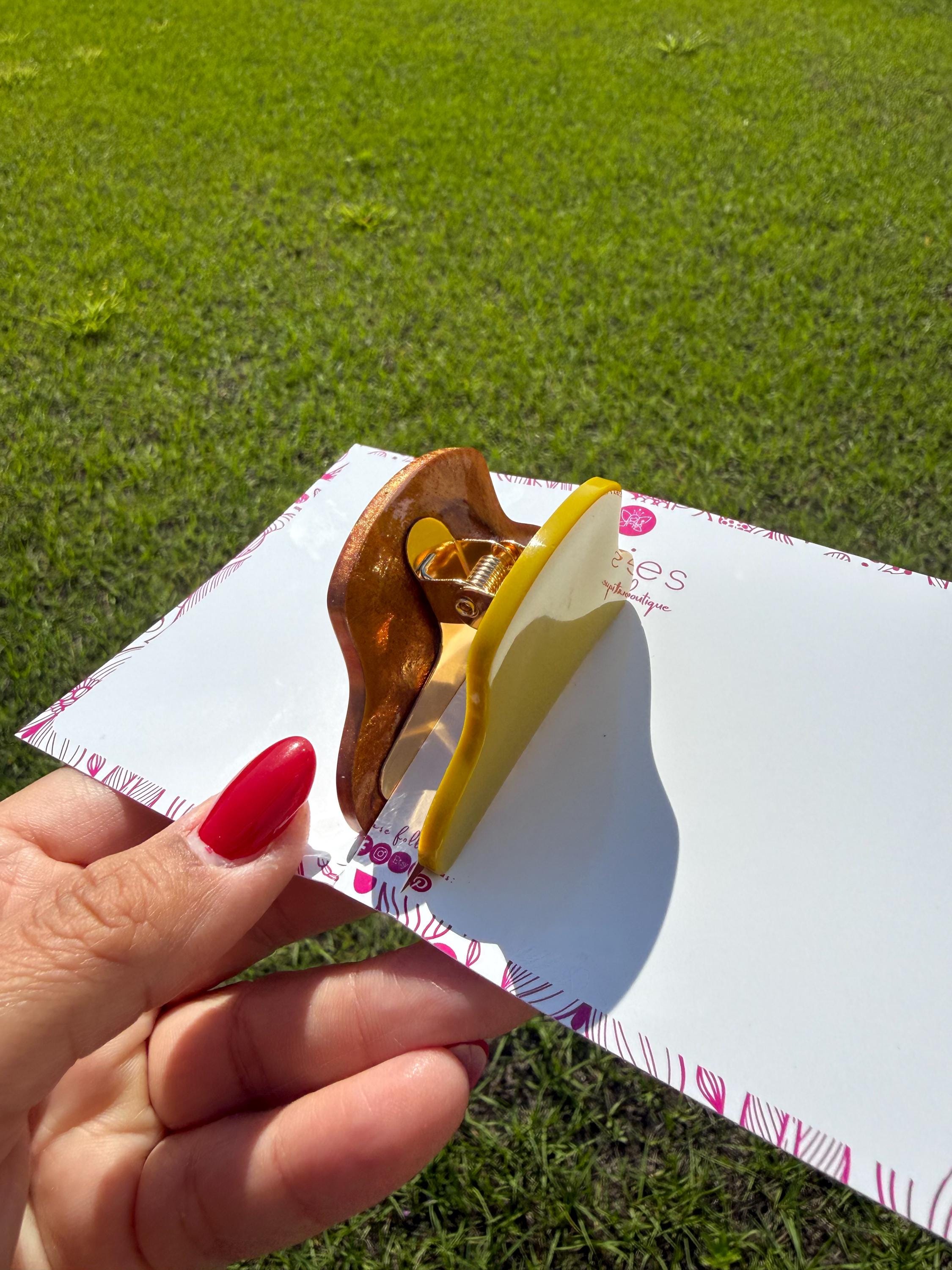 Dual-sided hair claw clips