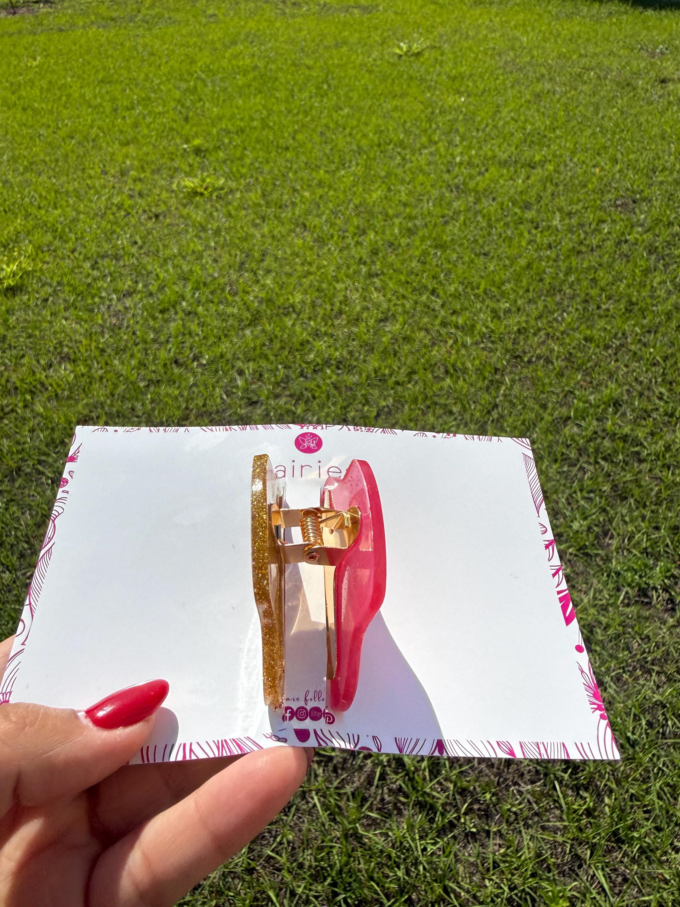 Dual-sided hair claw clips