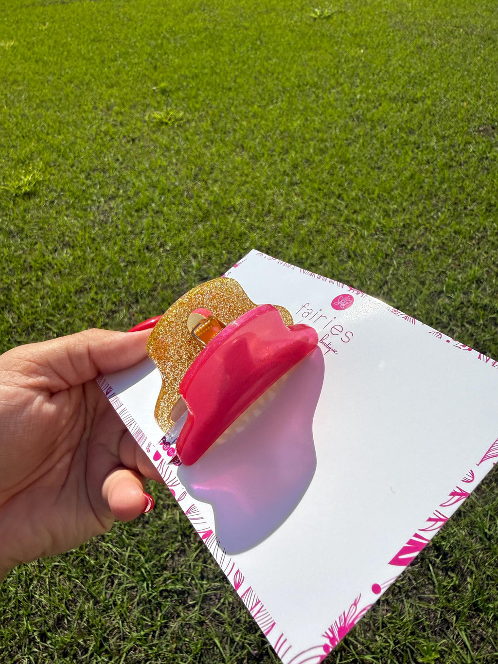 Dual-sided hair claw clips