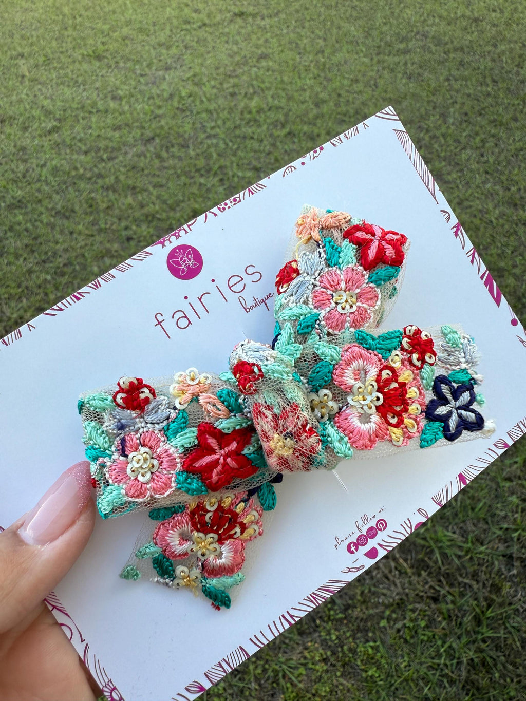 The Flora Hair bow