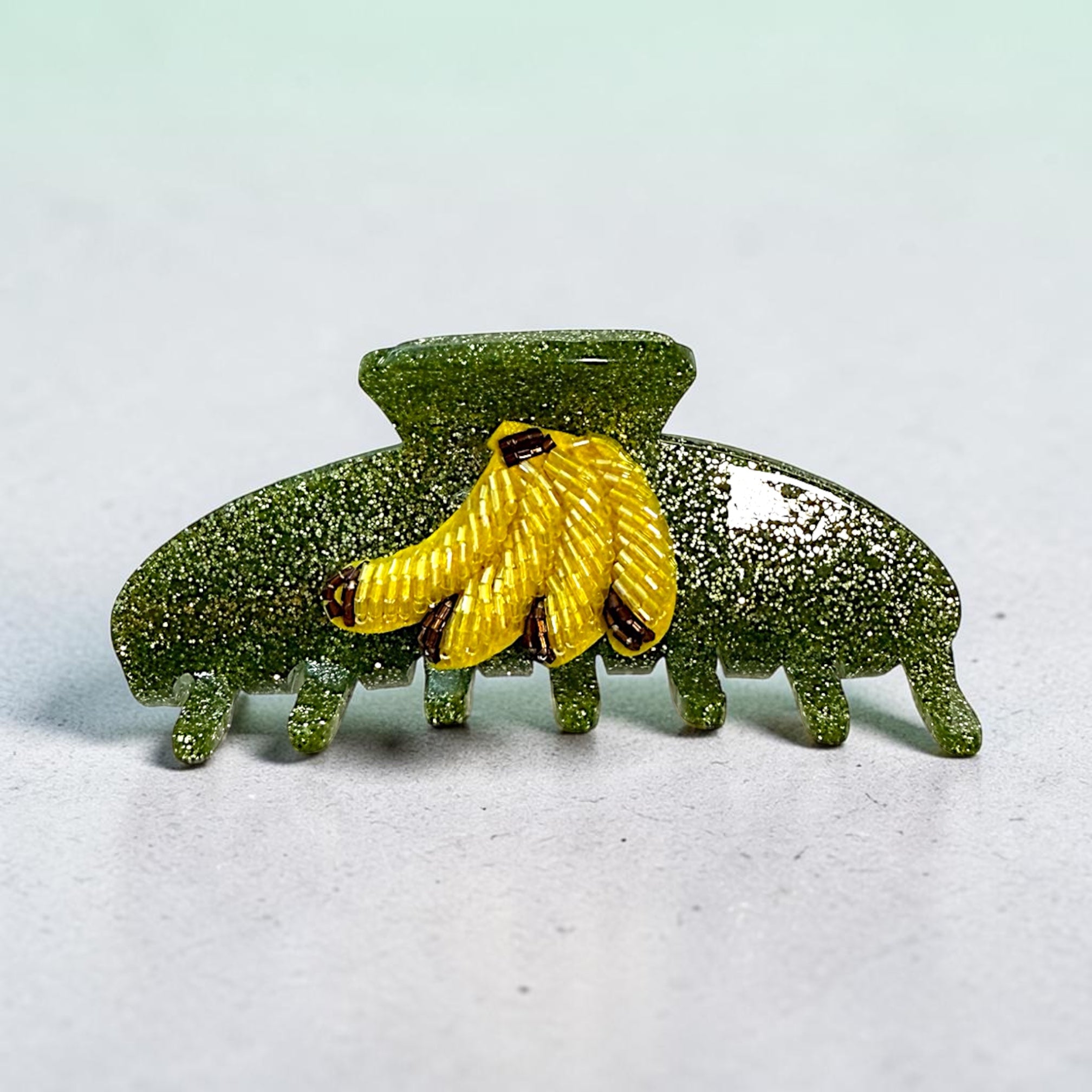 Summer fruits glitter hair claw clip