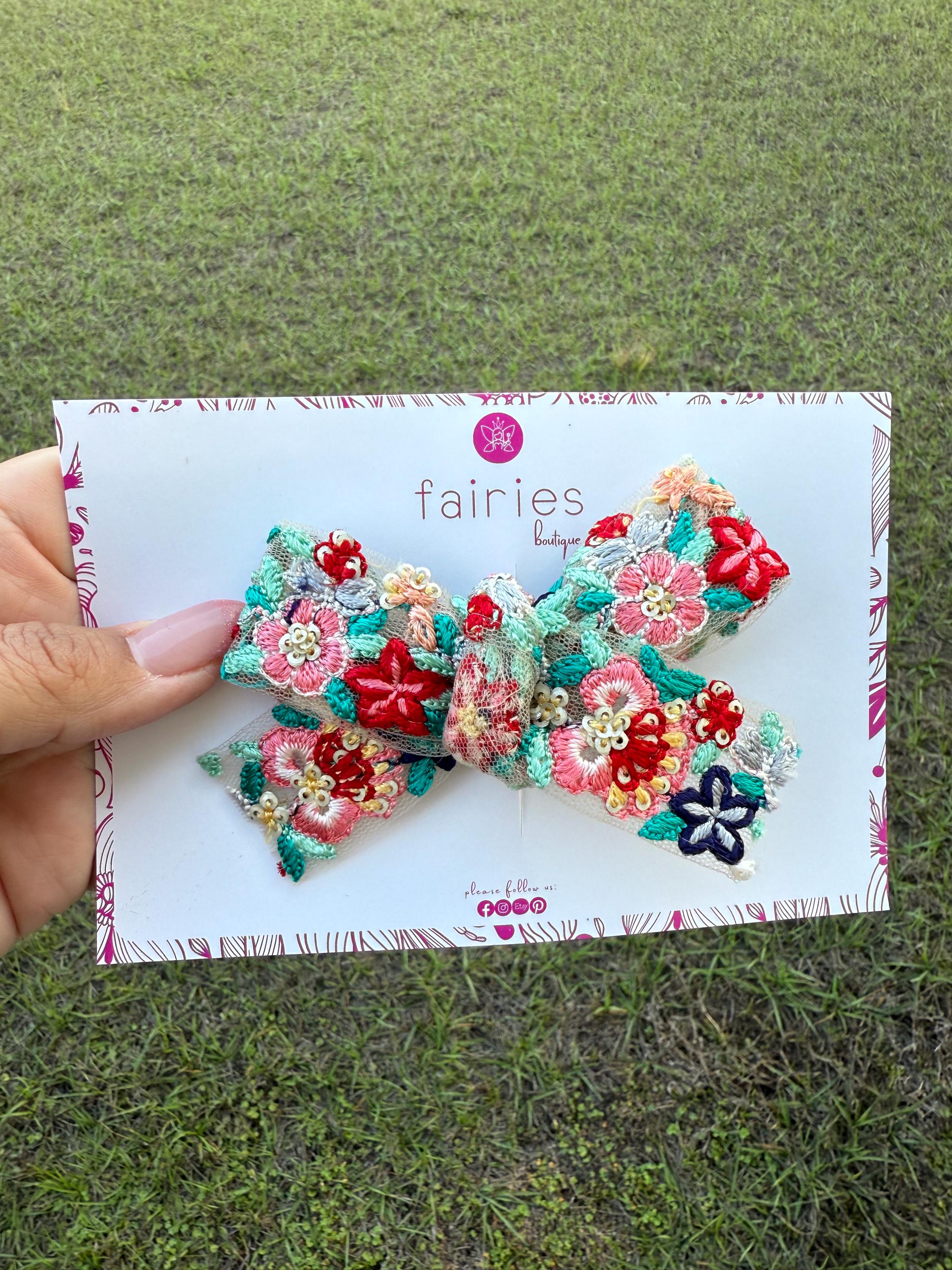 The Flora Hair bow