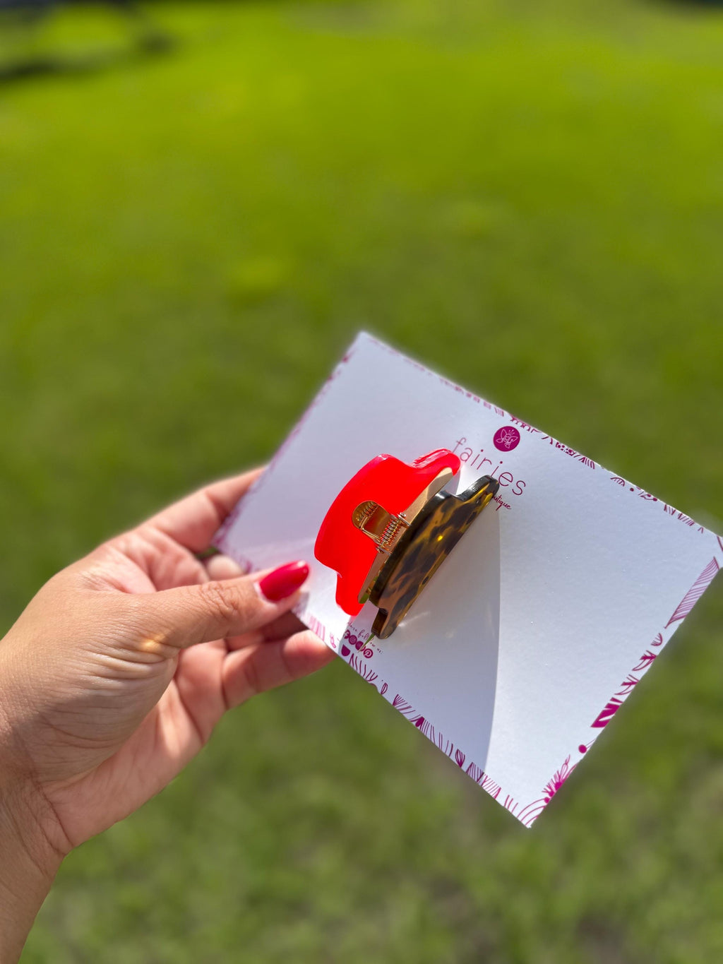 Dual-sided hair claw clips