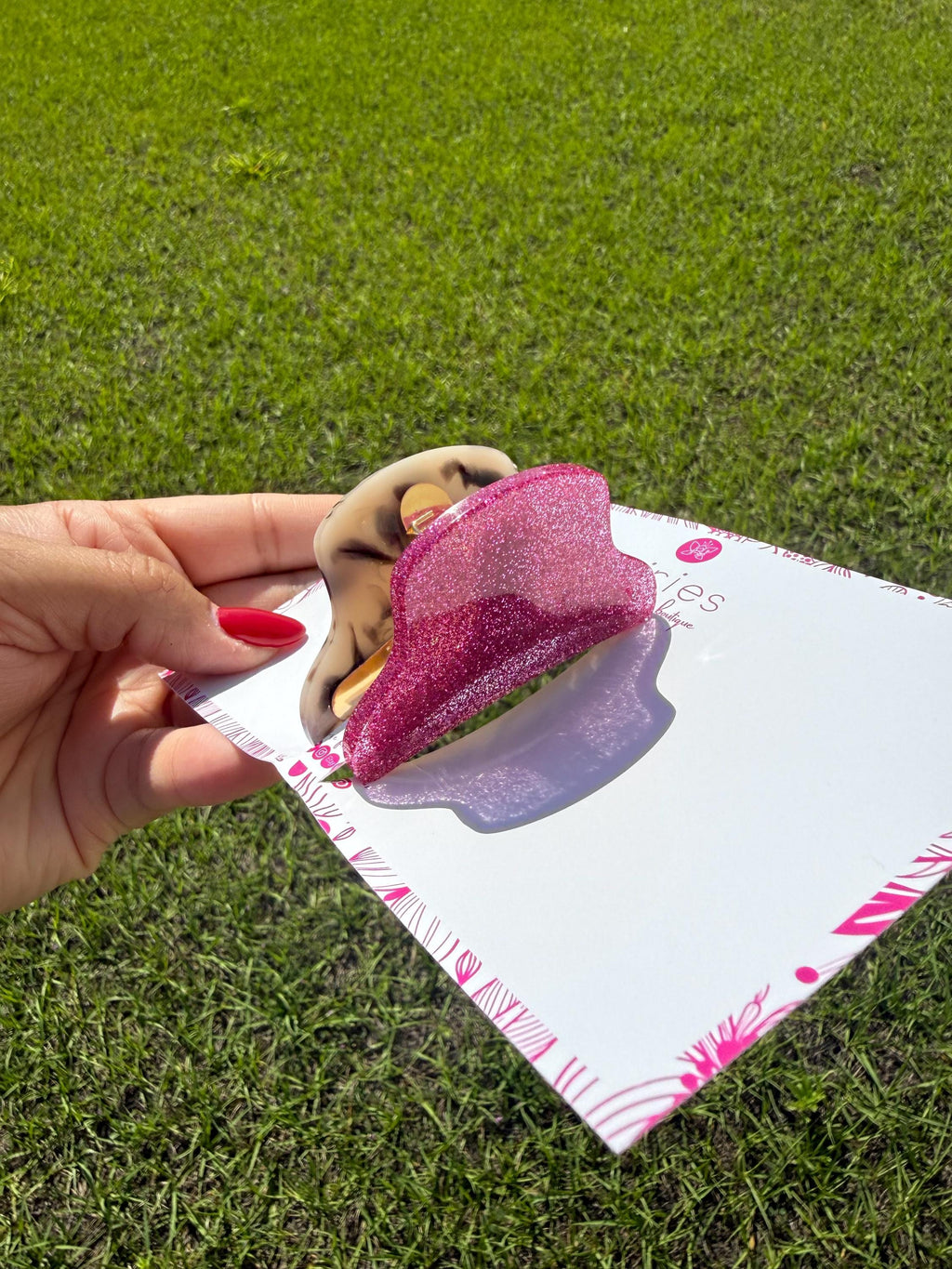 Dual-sided hair claw clips